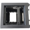 Armadio Rack 10'' a Muro 9 Unità Pannelli Asportabili Nero - immagine 5