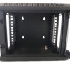 Armadio Rack 10'' a Muro 9 Unità Pannelli Asportabili Nero - immagine 4