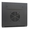 Armadio Rack 10'' a Muro 9 Unità Pannelli Asportabili Nero - immagine 6