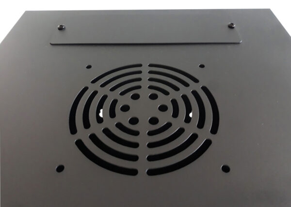Armadio Rack 10'' a Muro 9 Unità Pannelli Asportabili Nero - immagine 7