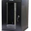 Armadio Rack 10'' a muro 9 unità Nero