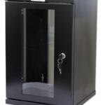 Armadio Rack 10'' a muro 9 unità Nero