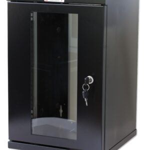 Armadio Rack 10'' a muro 9 unità Nero