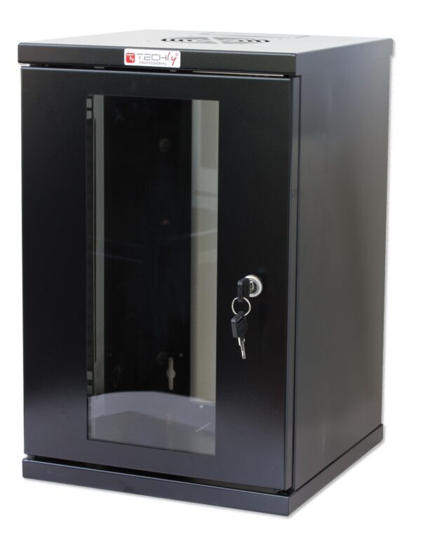 Armadio Rack 10'' a muro 9 unità Nero