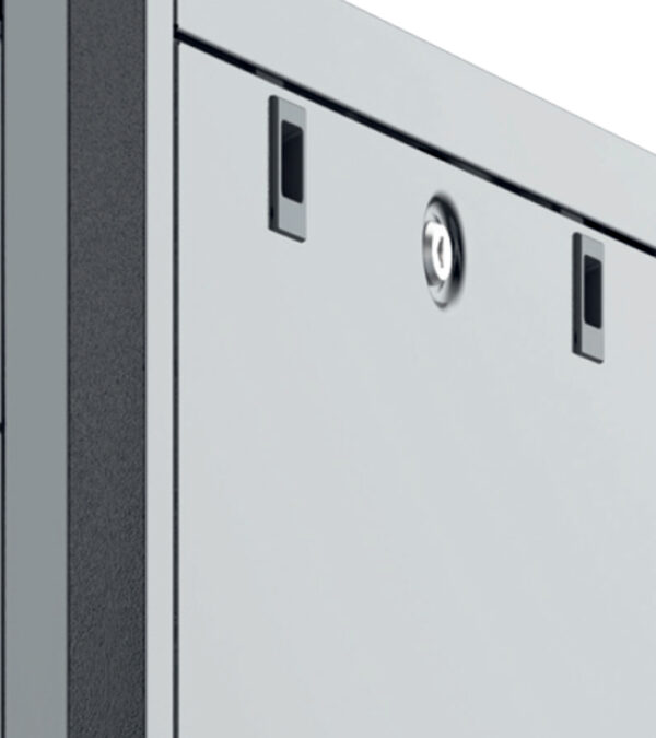 Armadio Rack 19'' 600x800 26 Unità Nero serie Easynet - immagine 6
