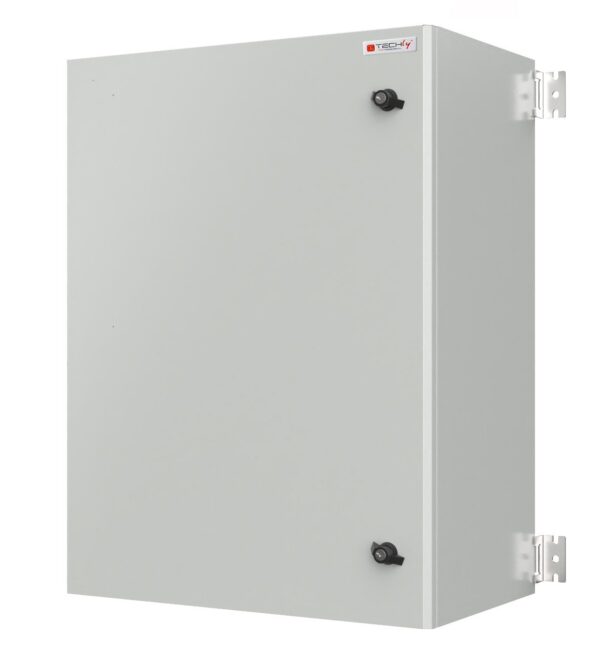 Armadio Rack 19'' a muro 10U grigio IP65 porta cieca prof. 400 mm