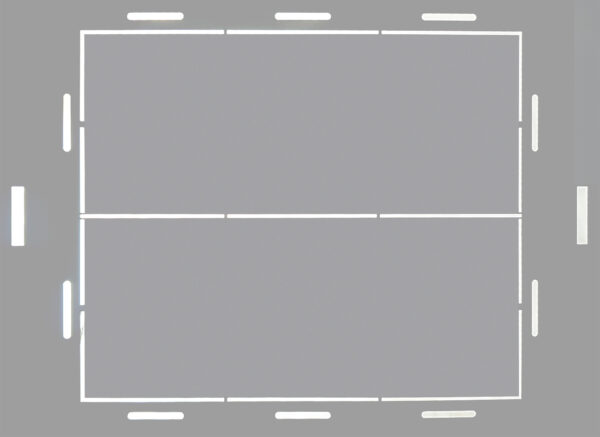 Armadio Rack 19'' a Muro 12 Unità P.450 mm Flat Pack Grigio - immagine 6