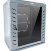 Armadio Rack 19'' a Muro 12 Unità P.600 mm Flat Pack Grigio - immagine 4