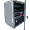 Armadio Rack 19'' a Muro 12 Unità P.600 mm Flat Pack Grigio - immagine 3
