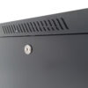Armadio Rack 19'' a Muro 12 Unità P.600 mm Flat Pack Nero - immagine 8