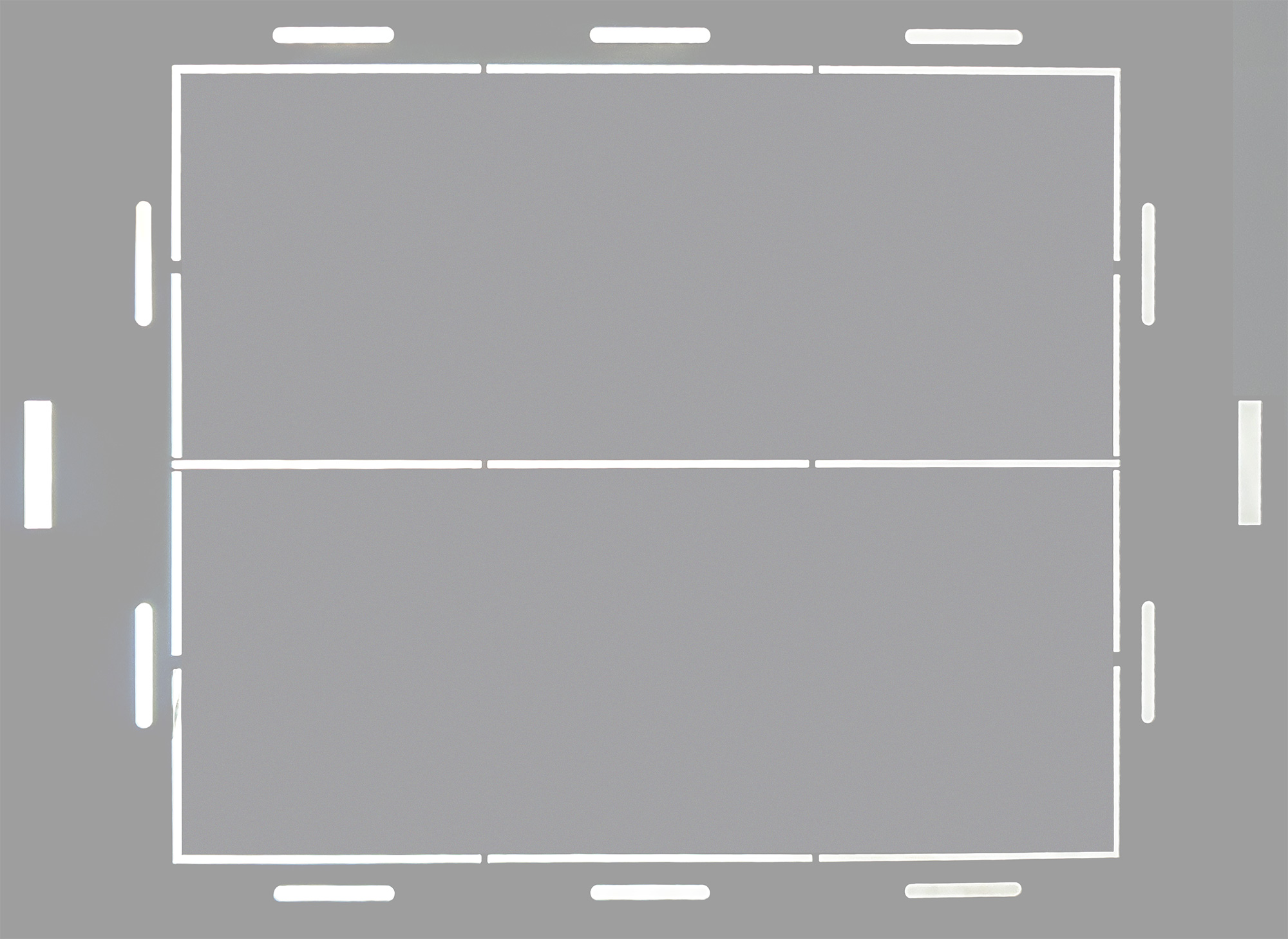 Armadio Rack 19'' a Muro 15 Unità P.600 mm Flat Pack Grigio - immagine 6