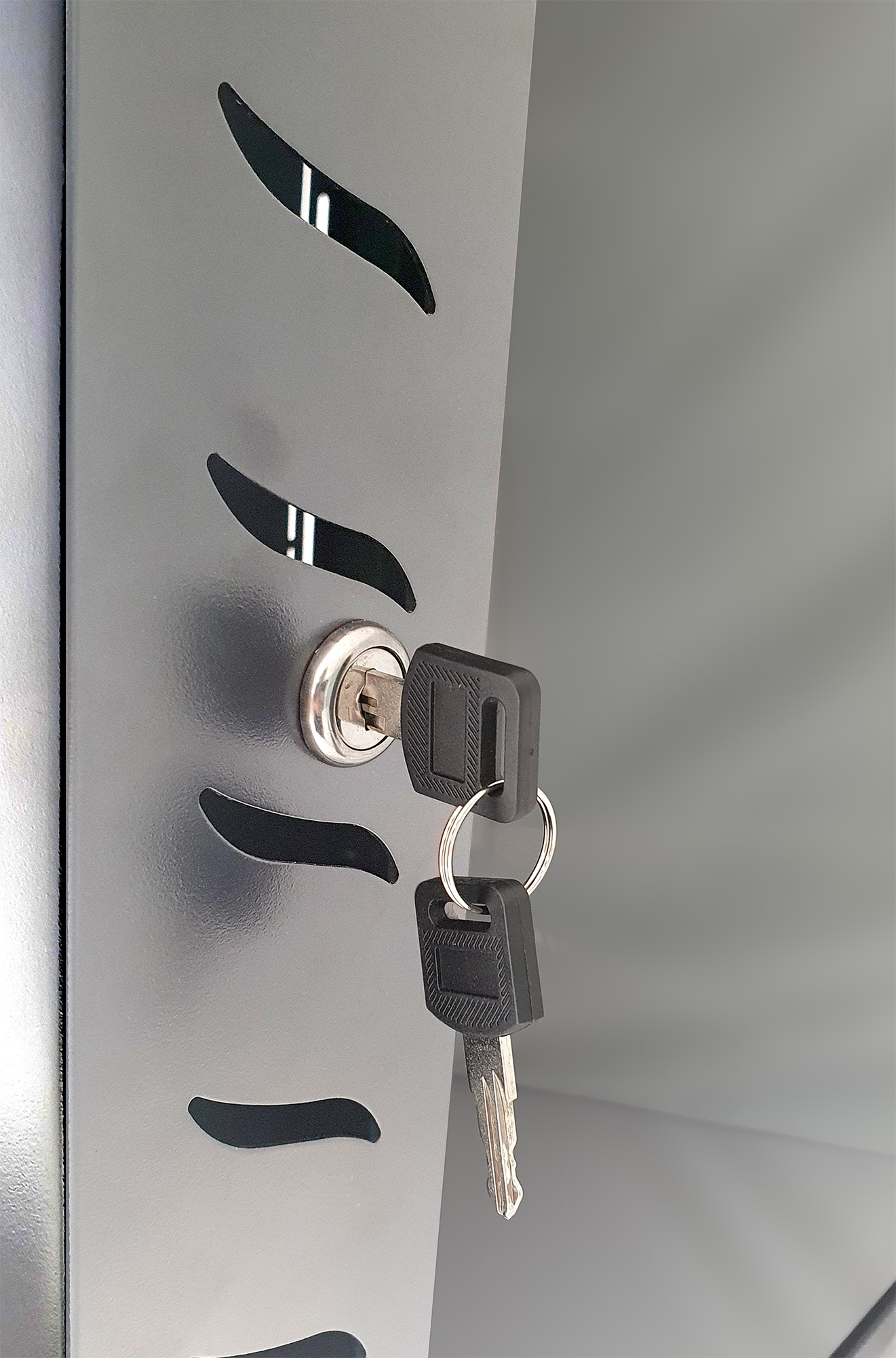 Armadio Rack 19'' a Muro 15 Unità P.600 mm Flat Pack Grigio - immagine 5