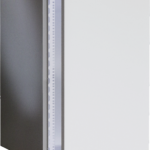 Armadio Rack 19'' a muro 17U grigio IP65 porta cieca prof. 400 mm