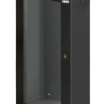 Armadio Rack 19'' a muro 22 unit&agrave; sezione unica prof. 600mm Nero