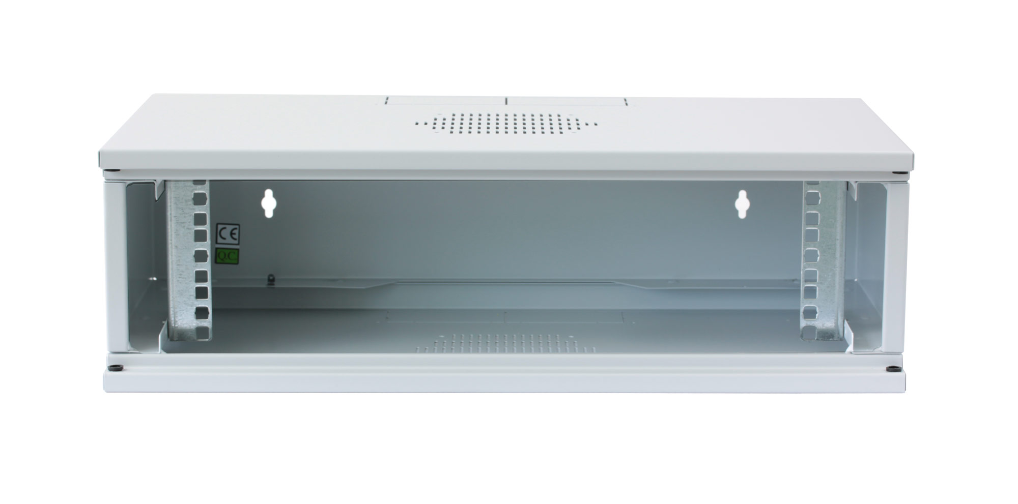 Armadio Rack 19'' a Muro 3U prof. 320 Grigio Assemblato - immagine 4