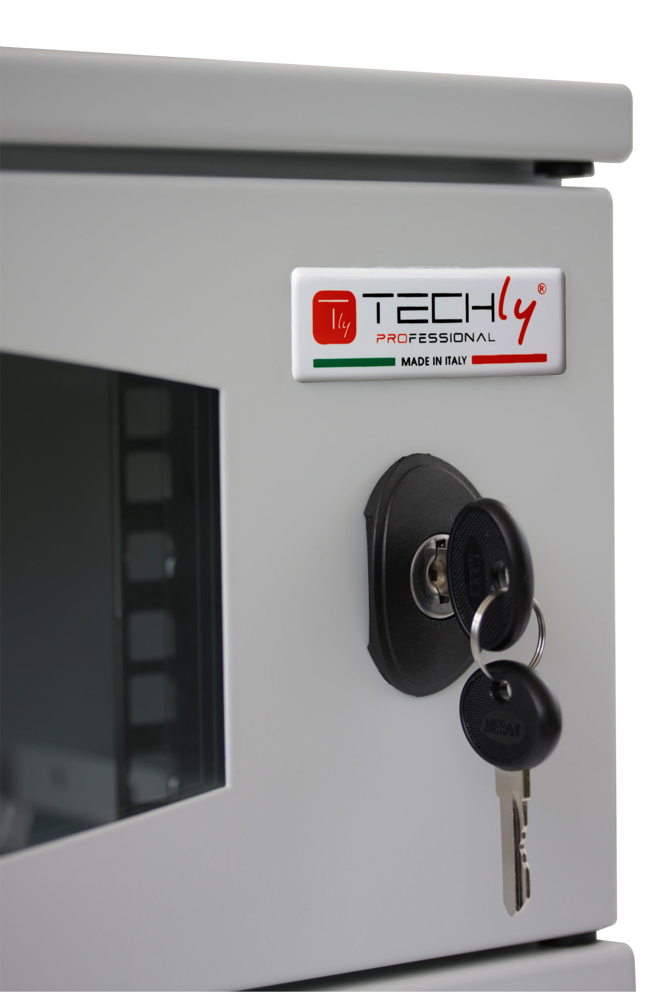 Armadio Rack 19'' a Muro 3U prof. 320 Grigio Assemblato - immagine 5