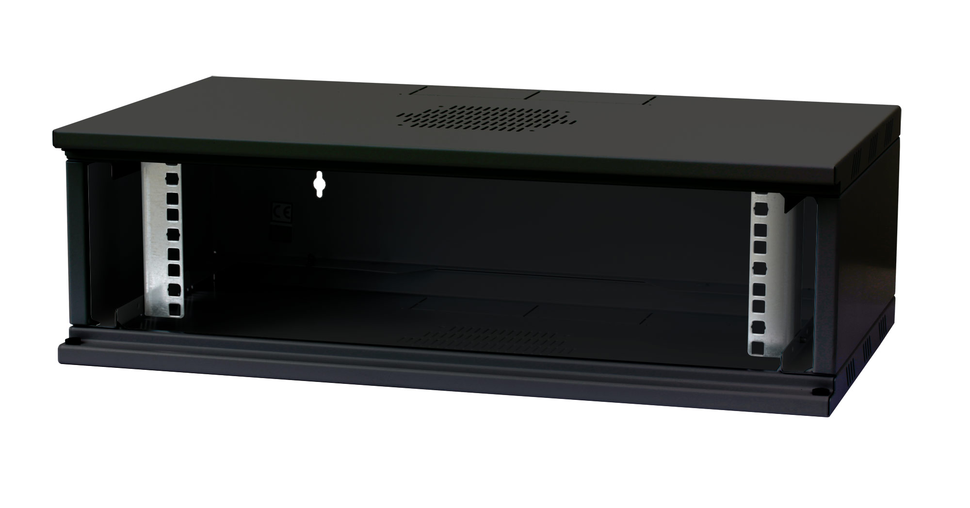 Armadio Rack 19'' a Muro 3U prof. 320 Nero Assemblato - immagine 3