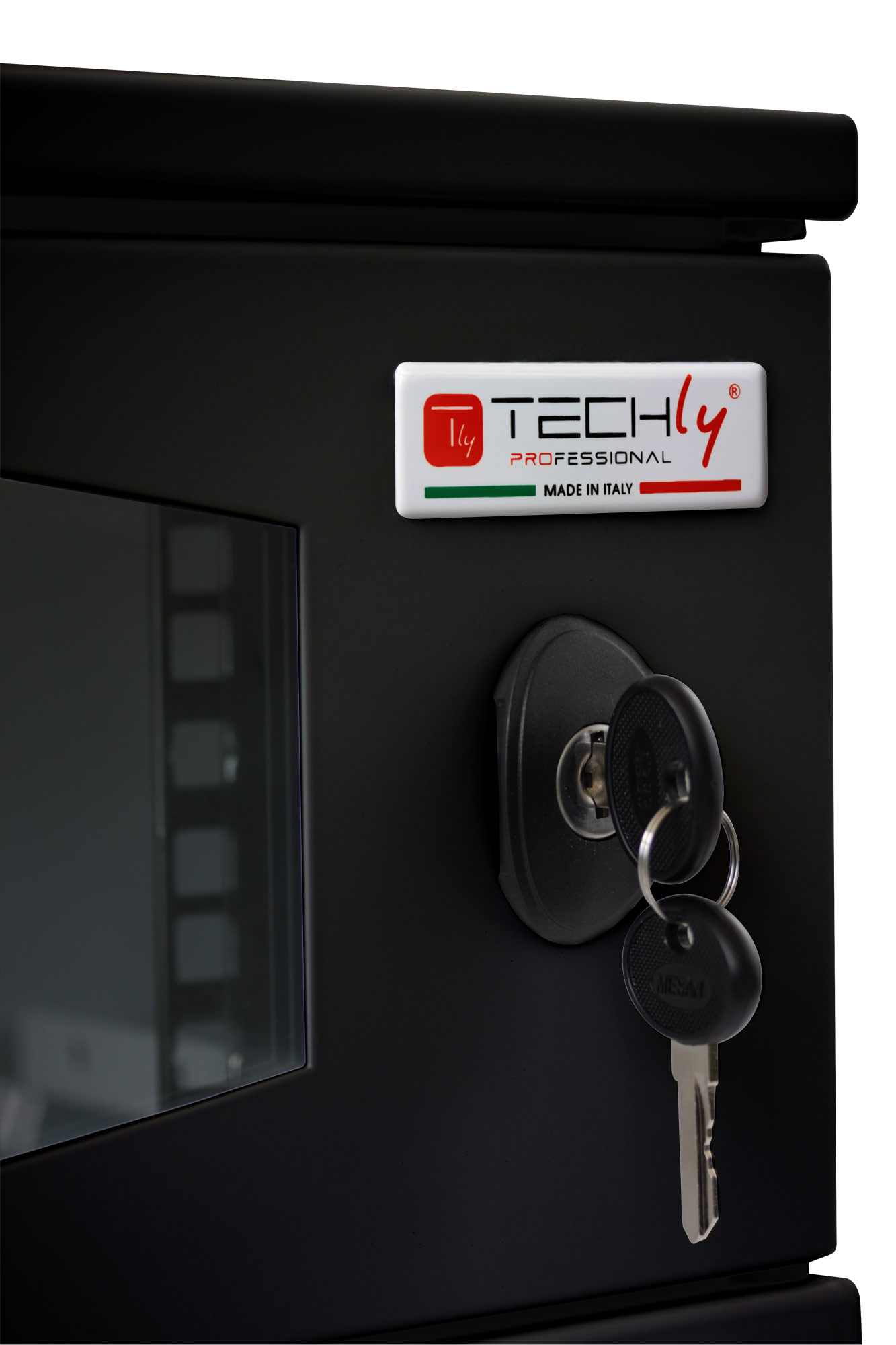 Armadio Rack 19'' a Muro 3U prof. 320 Nero Assemblato - immagine 7