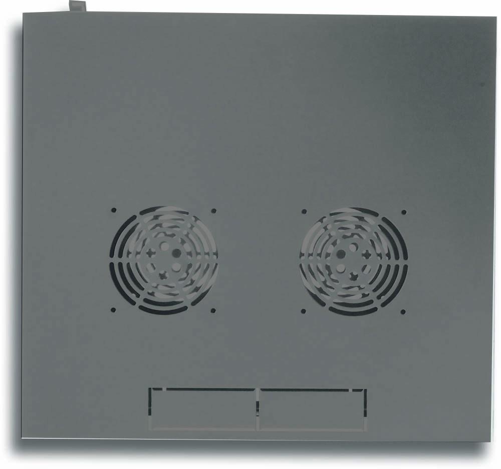 Armadio Rack 19'' a Muro 9U prof. 450 Nero Assemblato - immagine 4