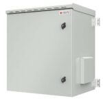Armadio Rack 19'' a Parete 16U Grigio IP55 Porta Cieca prof. 450 mm
