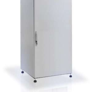 Armadio rack 19'' a pavimento 42U grigio IP55 porta cieca prof. 600 mm