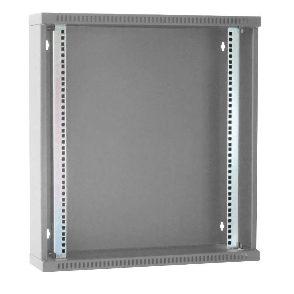 Armadio Rack 19'' Flat a muro p.30cm 6 unità sezione unica Grigio - immagine 6