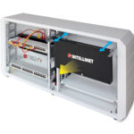 Armadio rack 19'' Ghost  con porta grigliata Bianco