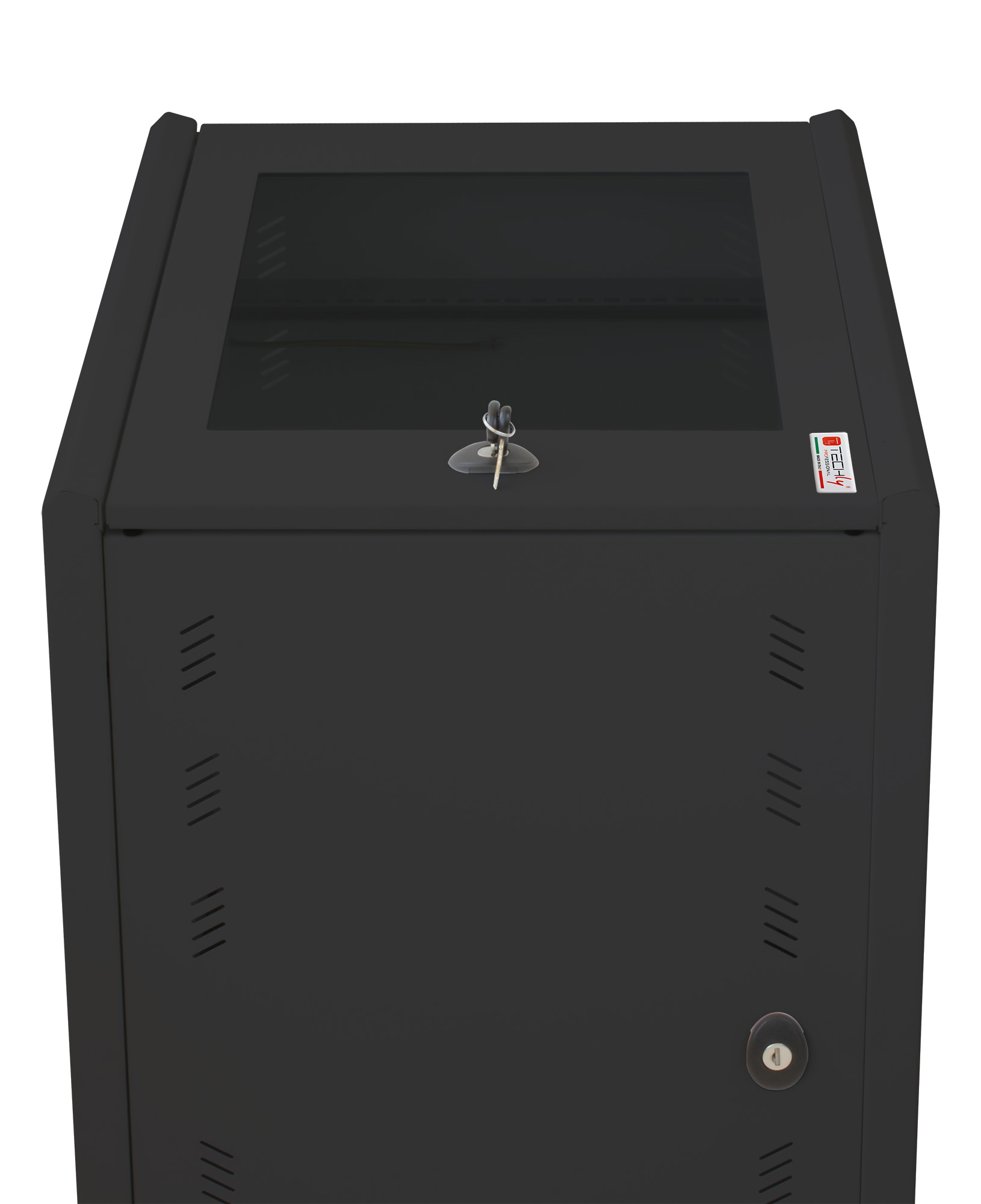 Armadio Rack 19'' ideale per Accumulatori Fotovoltaico 8U P600mm Nero - immagine 10