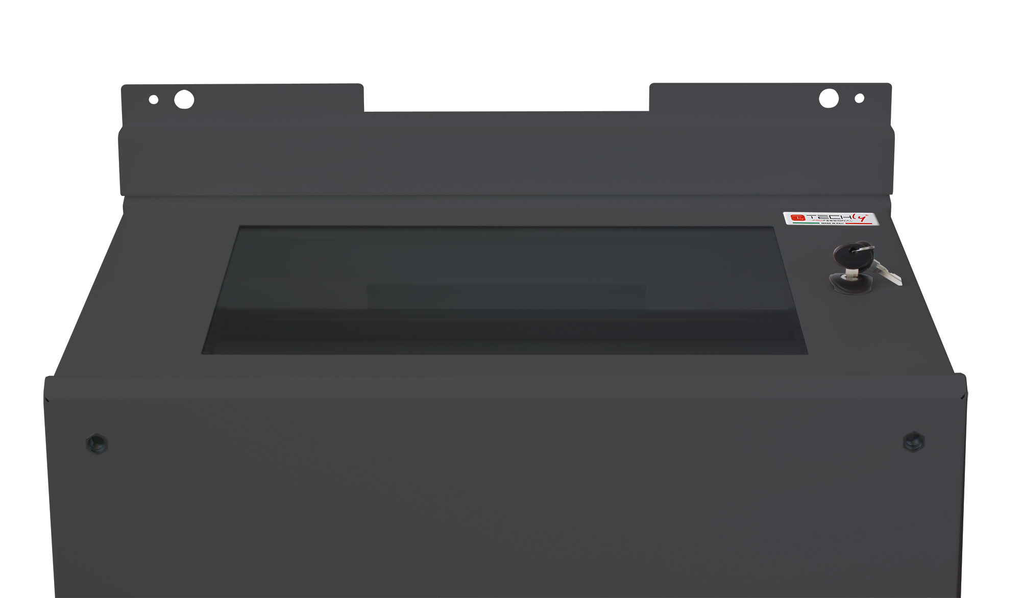 Armadio Rack 19'' ideale per Accumulatori Fotovoltaico 8U P600mm Nero - immagine 7