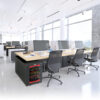 Armadio Server Rack 19'' 600x1000 12 Unità Nero da sotto-scrivania - immagine 6