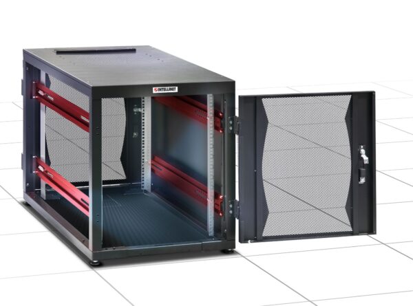 Armadio Server Rack 19'' 600x1000 14 Unità Nero Assemblato - immagine 2
