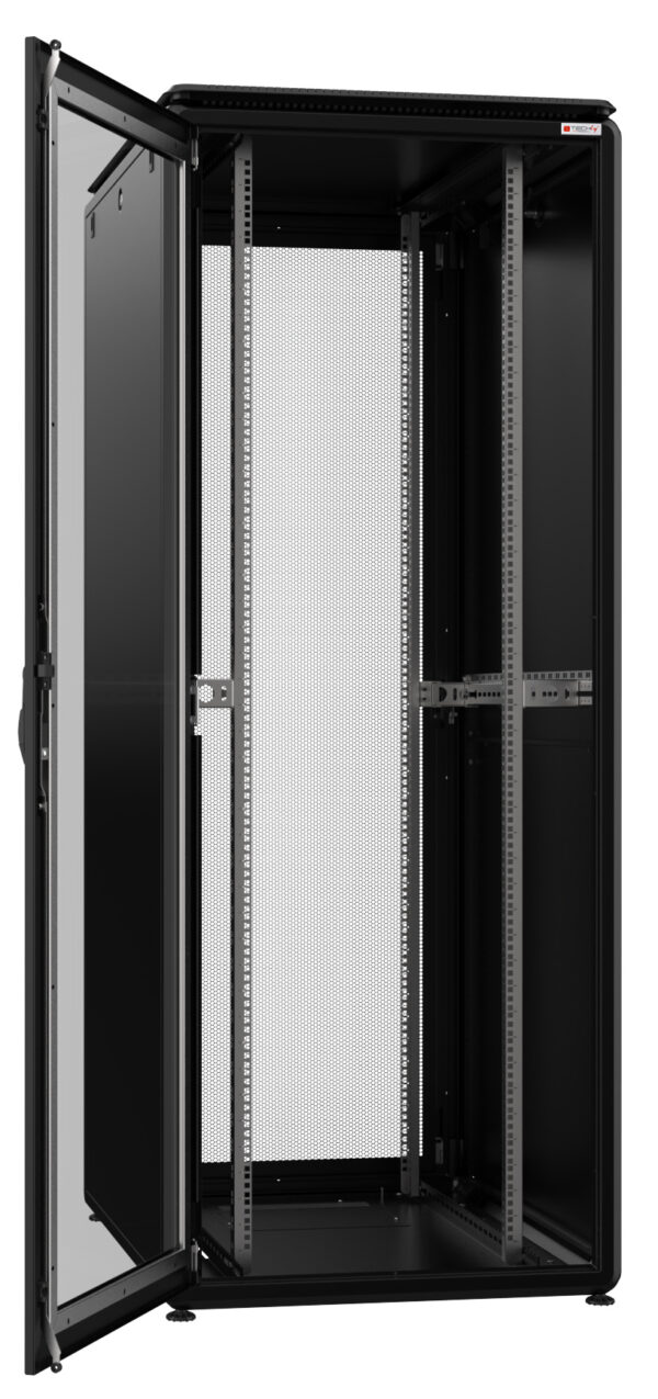 Armadio Server Rack 19'' 600x1000 26 Unità Nero serie Evolution - immagine 2