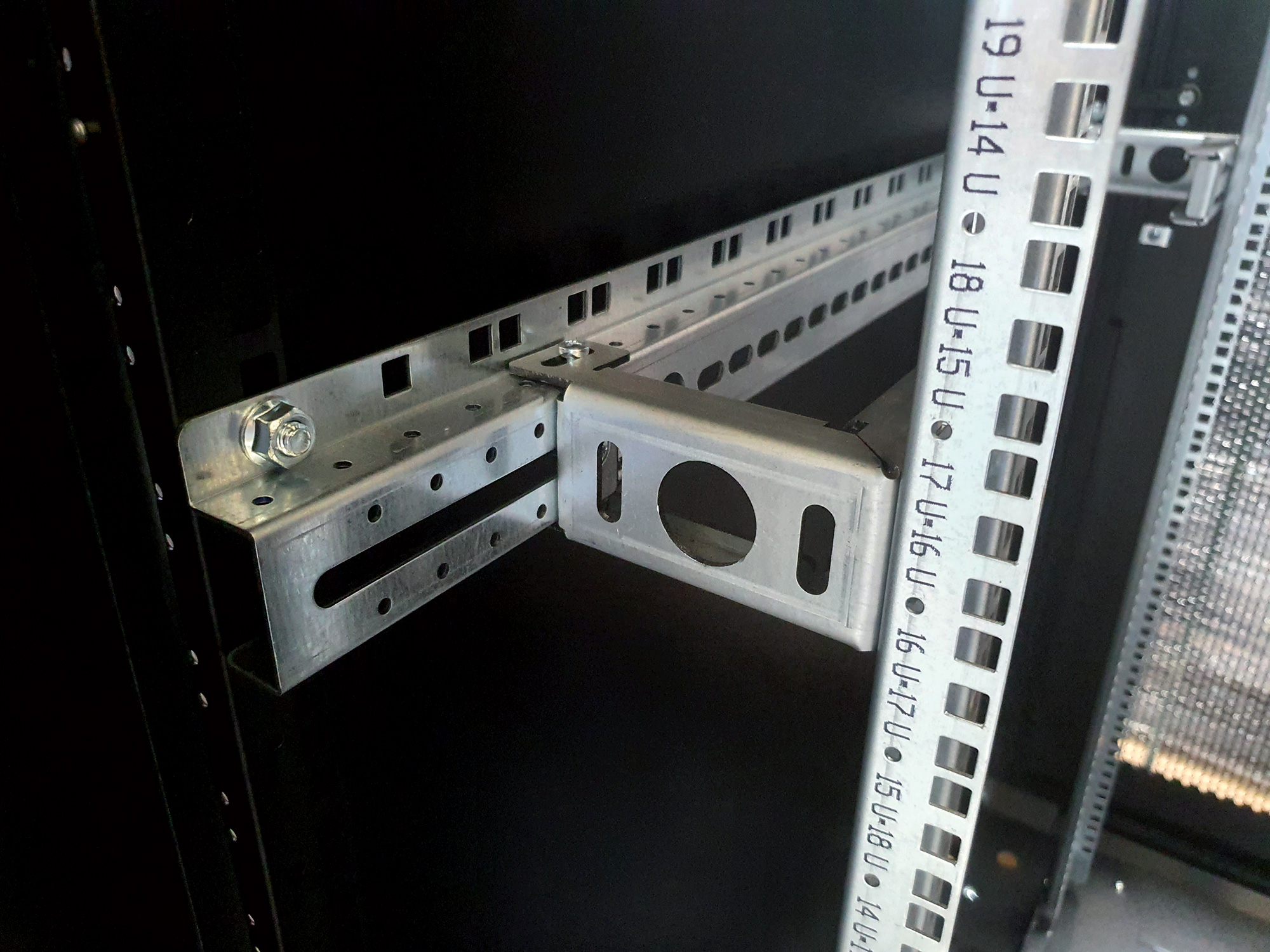 Armadio Server Rack 19'' 600x1000 26 Unità Nero serie Evolution - immagine 6