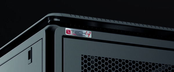 Armadio Server Rack 19'' 600x1000 26 Unità Nero serie Evolution - immagine 3