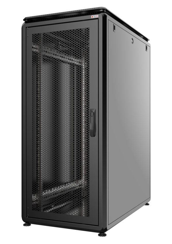Armadio Server Rack 19'' 600x1000 26U Nero Serie Evolution Porta Grigliata