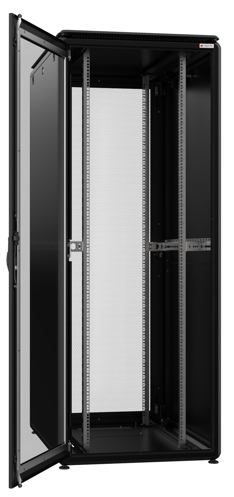 Armadio Server Rack 19'' 800x1000 26 Unità Nero serie Evolution - immagine 2