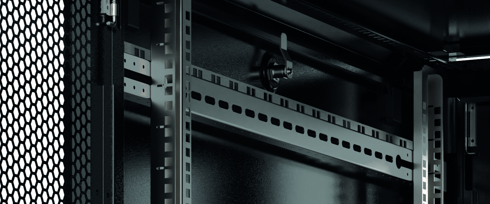 Armadio Server Rack 19'' 800x1000 42 Unità Nero serie Evolution - immagine 5