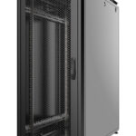 Armadio Server Rack 19'' 800x1000 42U Nero Porta Grigliata serie Evolution Ventilato