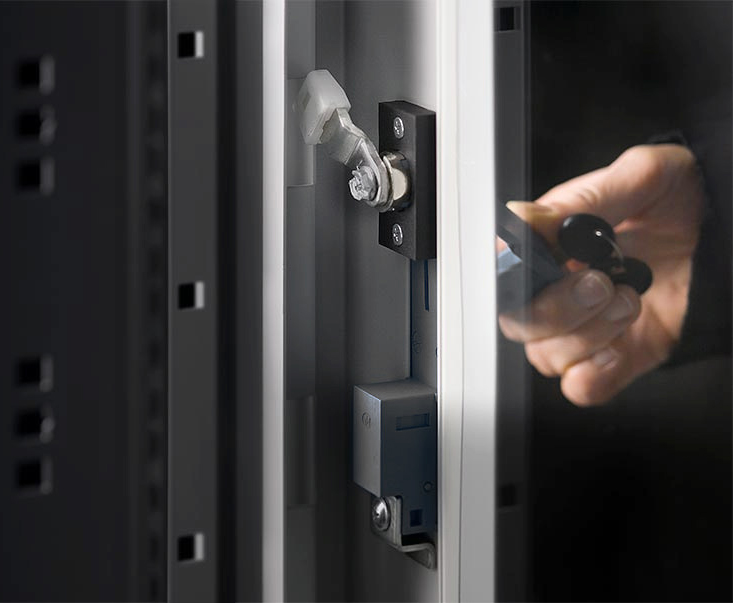 Armadio Server Rack NextGen 1000 19'' 800x1000 27U Nero Porta Grigliata - immagine 8