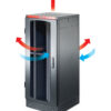 Armadio Server Rack NextGen 1000 19'' 600x1200 27U Nero Porta Grigliata - immagine 2