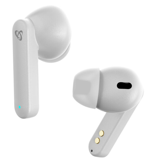 Auricolari Bluetooth v5.1 con Custodia di Ricarica Bianco - immagine 4