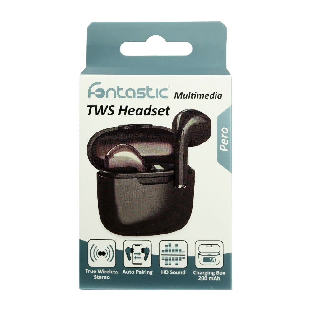 Auricolari Wireless BT v5.1 con Custodia di Ricarica 2 in 1 Nero - immagine 2