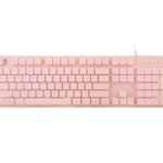 Tastiera Gaming USB 104 Tasti con Retroilluminazione LED Rosa
