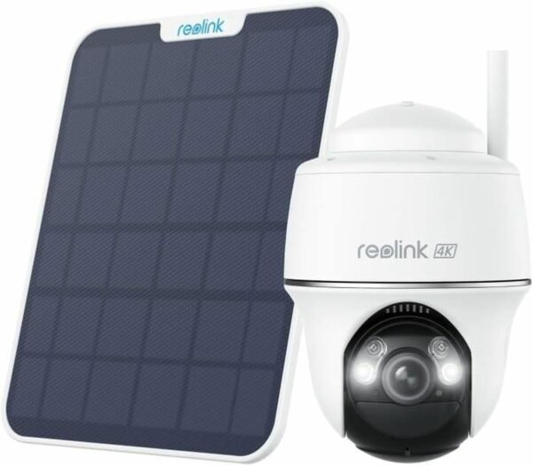 Videocamera di Sorveglianza 4K 8MP Argus PT Ultra con Pannello Solare, BWPT4K04SP64