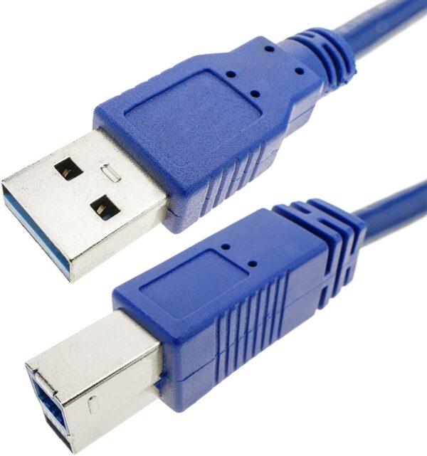 Cavo USB 3.2 Superspeed A maschio/B maschio 0,5 m blu