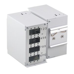Mini Box Ottico su Barra DIN senza Pannello Frontale
