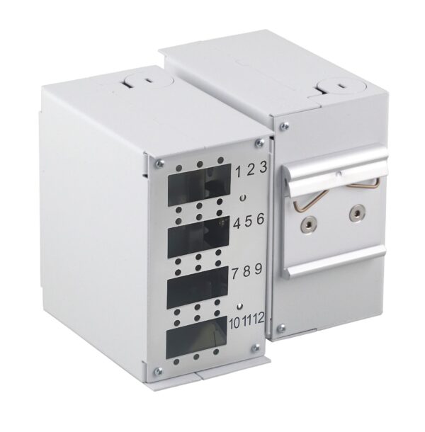 Mini Box Ottico su Barra DIN senza Pannello Frontale
