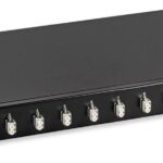 Cassetto Ottico 19'' con 12 bussole LC Duplex Multimodale OM2 Nero