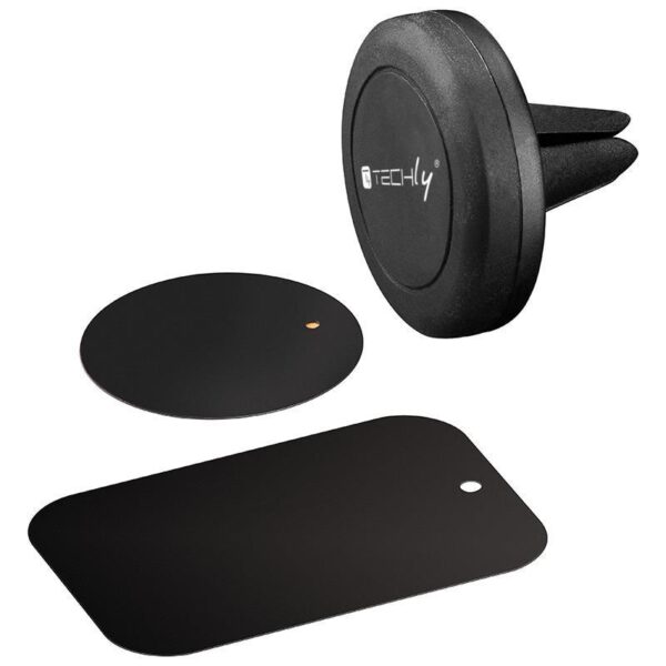 Supporto Magnetico da Auto per Smartphone e Tablet Nero - immagine 3