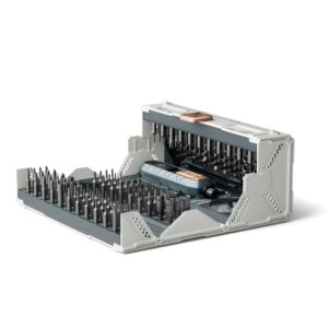 Set attrezzi 180 pezzi in 1 Cacciavite, Bussole e Punte